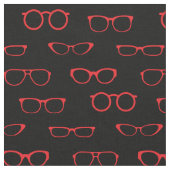 Glasses Cute Optician Optometrist Red Stof (Close Up)