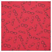 Glasses Cute Optician Optometrist Red Stof (Swatch)