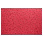 Glasses Cute Optician Optometrist Red Stof (Fat Quarter)