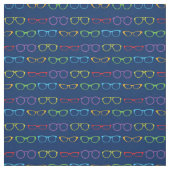 Glasses Cute Optician Rainbow Navy Stof (Swatch)