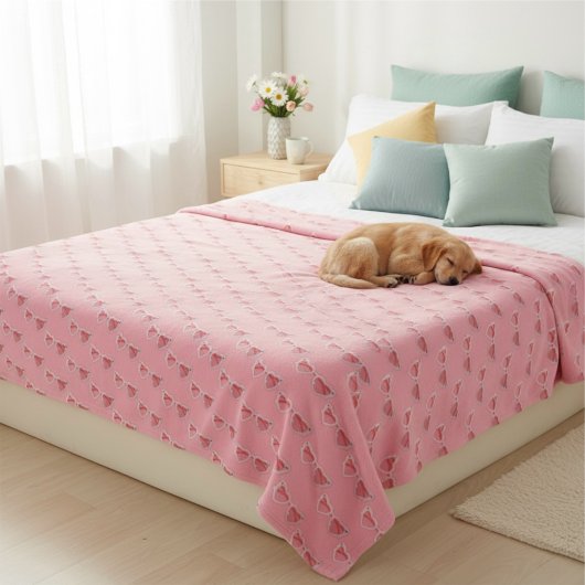 Glasses Fleece Deken