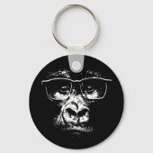 Glasses Gorilla Sleutelhanger (Voorkant)