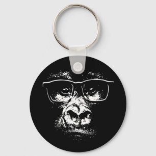 Glasses Gorilla Sleutelhanger