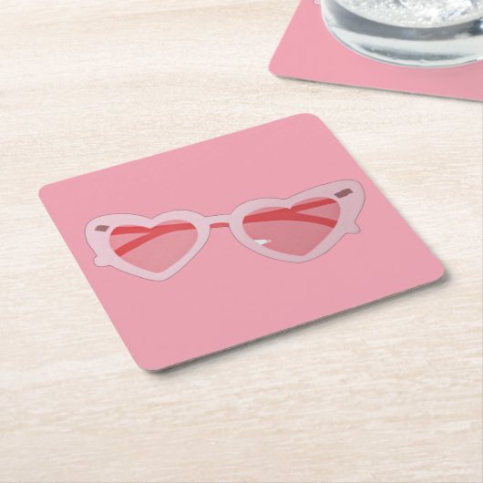 Glasses Kartonnen Onderzetters (Schuin)