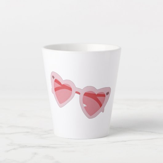 Glasses Latte Mok (Voorkant)