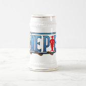 glasses , mug bierpul (Center)