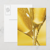 Glasses Of Champagne Briefkaart (Voorkant / Achterkant)
