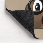 Glasses Oh Poop Emoji Muismat (Hoek)