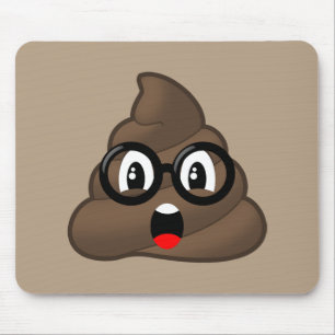Glasses Oh Poop Emoji Muismat