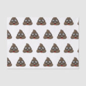 Glasses Oh Poop Emoji Tissuepapier (Voorkant)