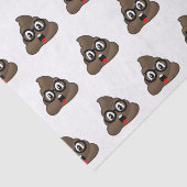 Glasses Oh Poop Emoji Tissuepapier (Detail)