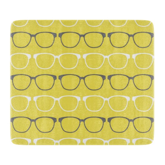 Glasses Patroon Snijplank (Voorkant)