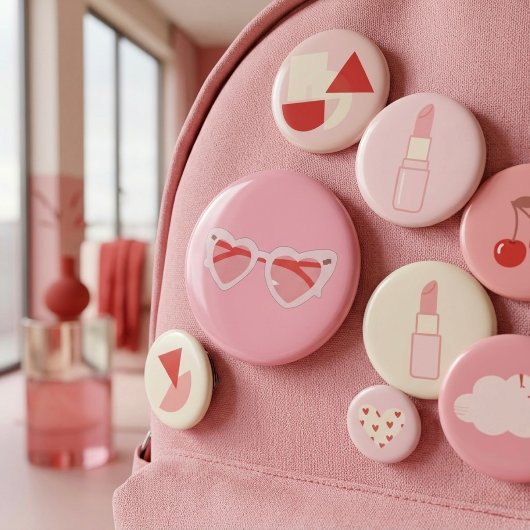 Glasses Ronde Button 7,6 Cm