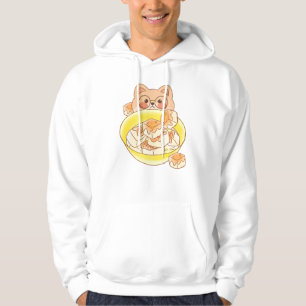 Glasses Shiba Piou: Kawaii Tofu Kom Challenge Hoodie