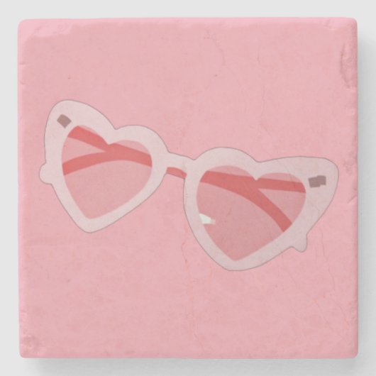 Glasses Stenen Onderzetter (Voorkant)