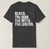 GlassGlass Familienaam Glas achternaam Glas Surna T-shirt (Design voorkant)