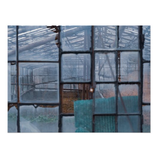 Glasshouse fine art poster (Voorkant)
