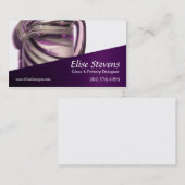 "Glassiek" - Glazen design, Pottery Designer Visitekaartje (Voorkant / Achterkant)