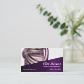 "Glassiek" - Glazen design, Pottery Designer Visitekaartje (Staand voorkant)