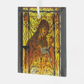 Glassierbloem voor MOEDEREN EN KINDEREN Glas Ornament (Voorkant links)