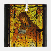 Glassierbloem voor MOEDEREN EN KINDEREN Glas Ornament (Achterkant)