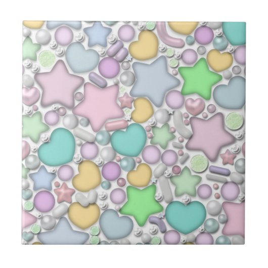 Glassierplanten Tegeltje (Voorkant)