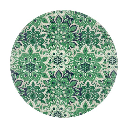 Glassnijplank Groene Tegel Snijplank (Voorkant)