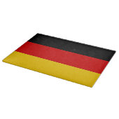 Glassnijplank met vlag van Duitsland Snijplank (Hoek)