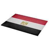 Glassnijplank met vlag van Egypte Snijplank (Hoek)