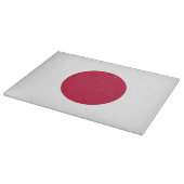 Glassnijplank met vlag van Japan Snijplank (Hoek)