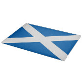 Glassnijplank met vlag van Schotland Snijplank (Hoek)