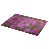 Glassnijplank Paarse Rhododendron Snijplank (Hoek)