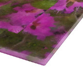 Glassnijplank Paarse Rhododendron Snijplank (Hoek)