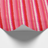 Glasstrepen - koraalschoppen cadeaupapier (Hoek)
