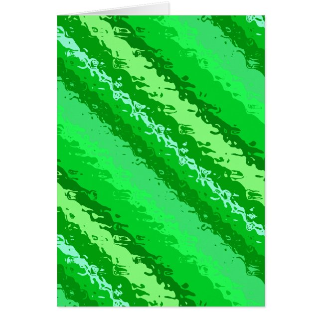 Glasstrepen - tinten van smaragdgroen (Voorkant)