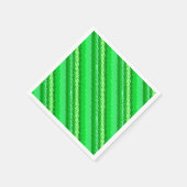 Glasstrepen - tinten van smaragdgroen servetten (Hoek)
