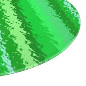 Glasstrepen - tinten van smaragdgroen snijplank (Hoek)