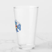 Glassware Tumbler Waterverf vis (Links)