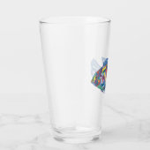 Glassware Tumbler Waterverf vis (Rechts)