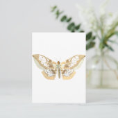 GlassWing Butterfly Briefkaart (Staand voorkant)