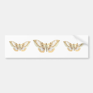 GlassWing Butterfly Bumpersticker