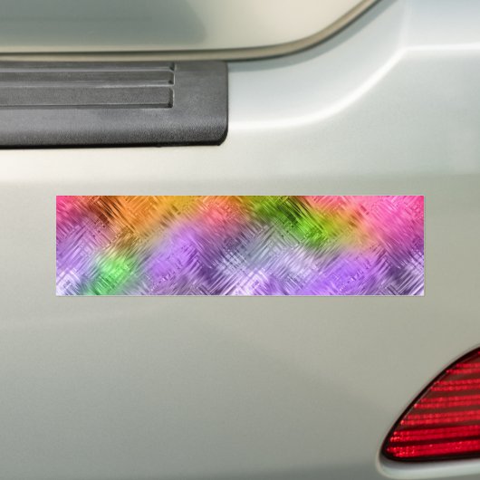 Glassy Ametrine Paarse textuur Bumpersticker (Op auto)