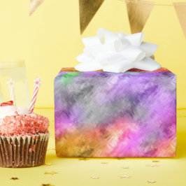 Glassy Ametrine Paarse textuur Cadeaupapier