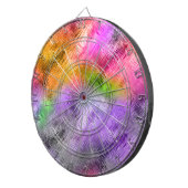 Glassy Ametrine Paarse textuur Dartbord (Voorkant Rechts)