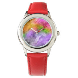Glassy Ametrine Paarse textuur Horloge