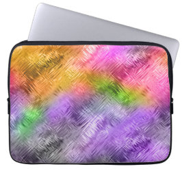 Glassy Ametrine Paarse textuur Laptop Sleeve