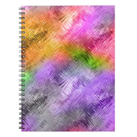 Glassy Ametrine Paarse textuur Notitieboek (Voorkant)