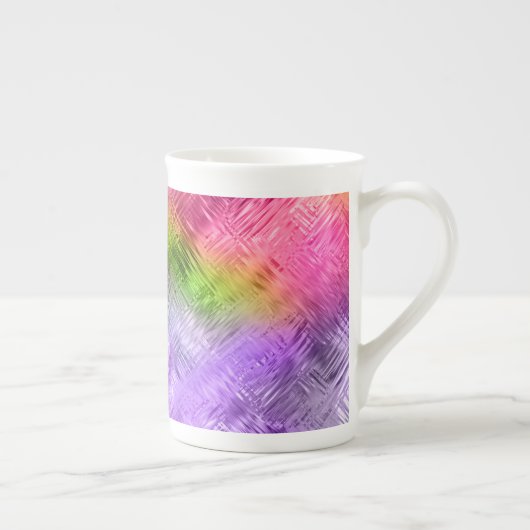 Glassy Ametrine Paarse textuur Porselein Kop (Rechts)