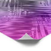 Glassy Ametrine Paarse textuur Poster (Hoek)