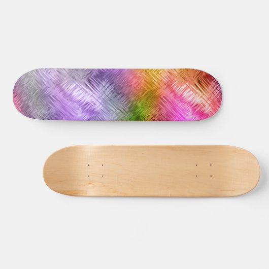 Glassy Ametrine Paarse textuur Skateboard (Horizontaal)